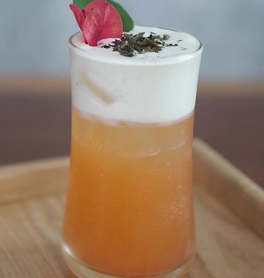 Trà Đào Kem Sữa