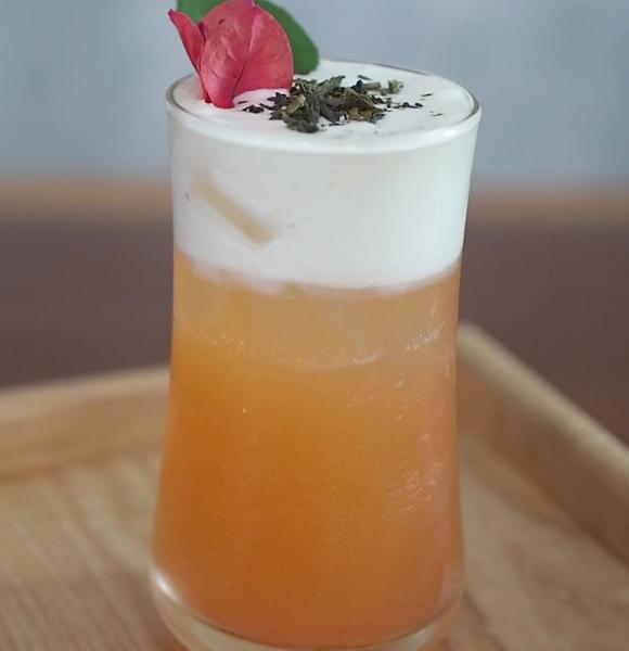 Trà Đào Kem Sữa